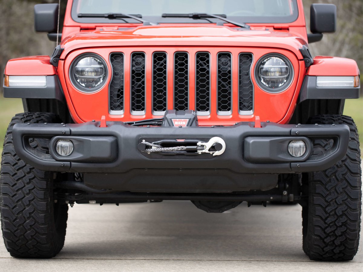 Rusty's Off Road Products - Rusty's Synthetic Winch Rope Hook Mount for 2018+ JL Wrangler / 2020+ JT Gladiator