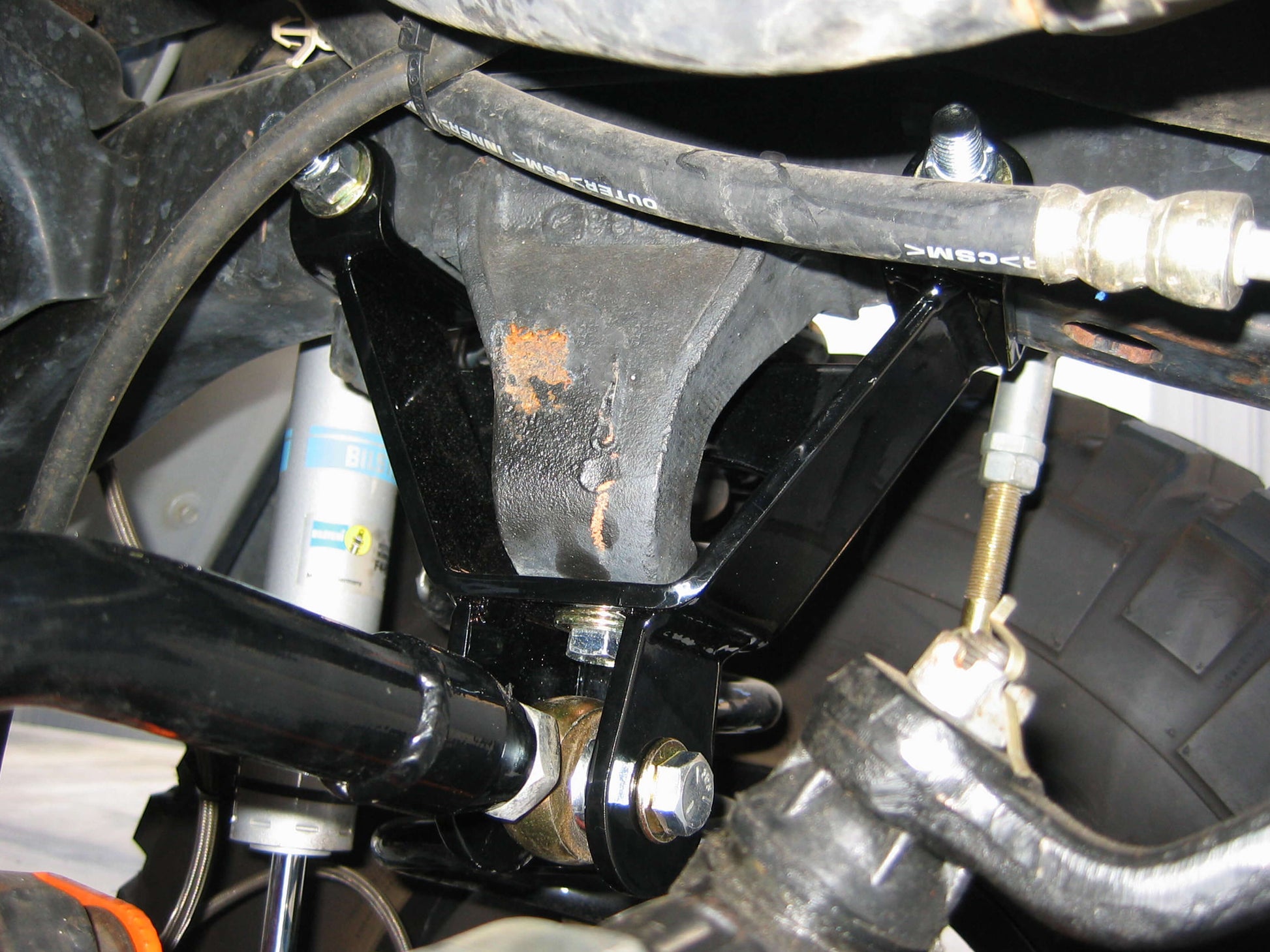 Rusty's Off Road Products - Rusty's Adjustable HD Front Track Bar and Frame Mount (TJ)