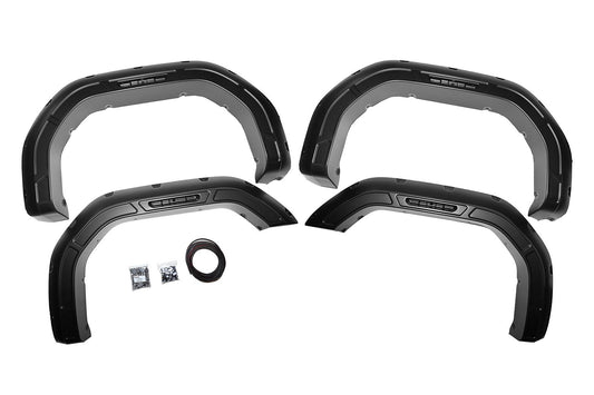 Fender Flares - Defender - GB8 Ebony Twilight - GMC Sierra 2500 HD/Sierra 3500 HD (20-24)