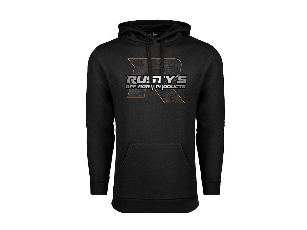 Rusty's Black Topo Pullover Hoodie