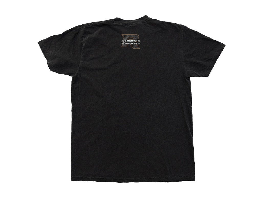 Rusty's Black Short Sleeve Topo T-Shirt