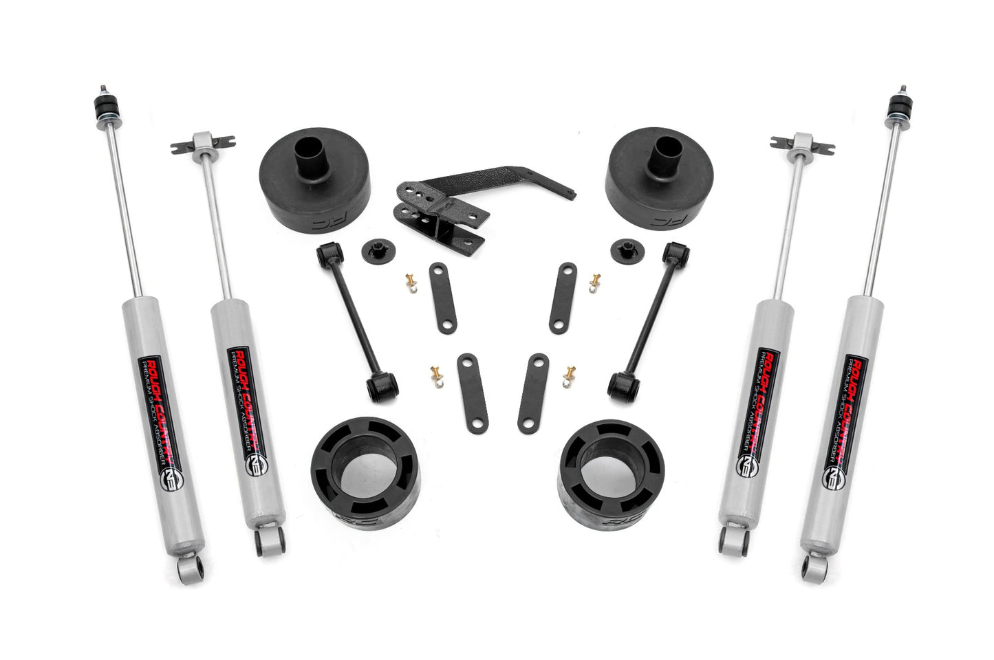 2.5 Inch Lift Kit - Spacers - N3 - Jeep Wrangler JK/Wrangler Unlimited (07-18)