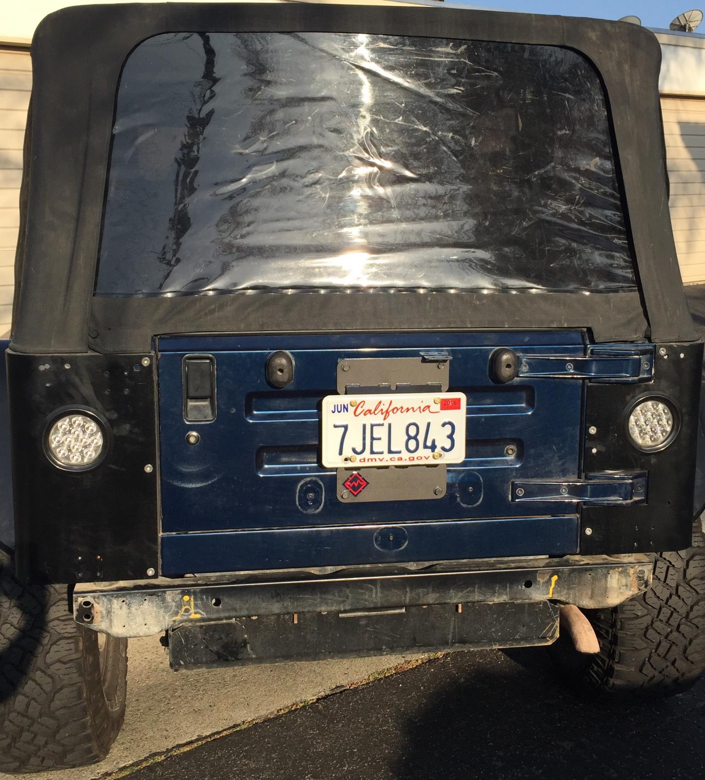 Jeep TJ Vent Plate With CB Mount 97-06 Wrangler TJ and Unlimited Bare Steel  Excessive Industries Krawl Off Road